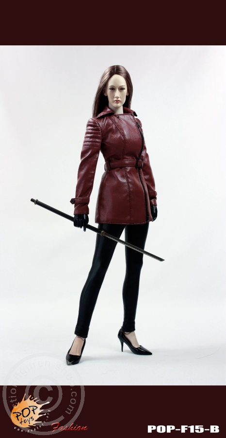 PTF15B-02 Female Agent Nikita Outfit Set - rot