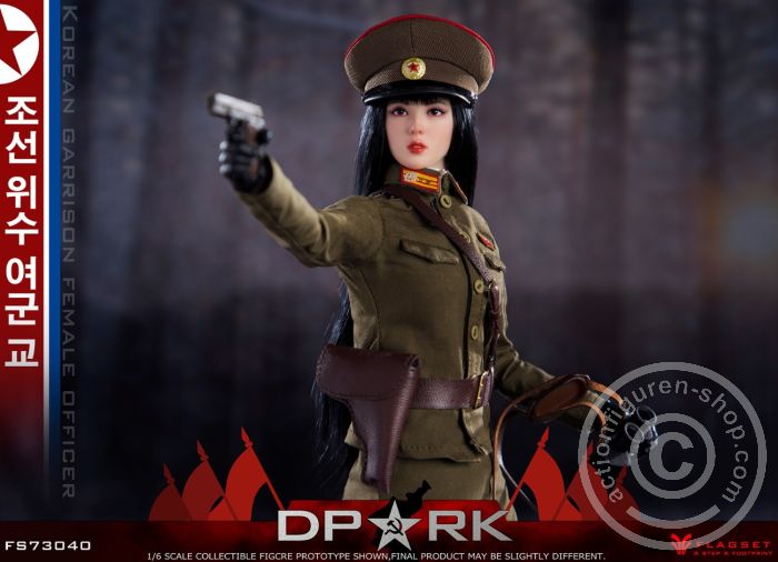 FS73040-25 North Korea - DPRK - Female Soldier