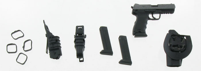 VH1037S08-02 HK45 Pistole w/ Holster und Zubehör