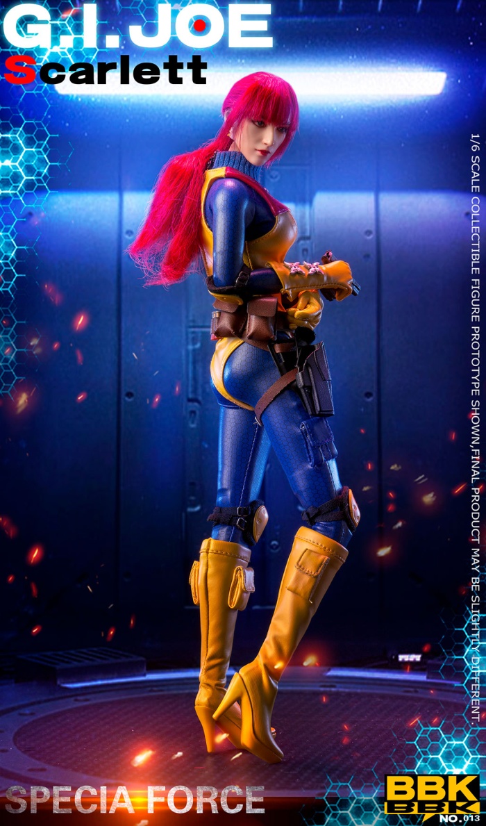 BBK013-06 Scarlett - GI-Joe Red Head Mannequin