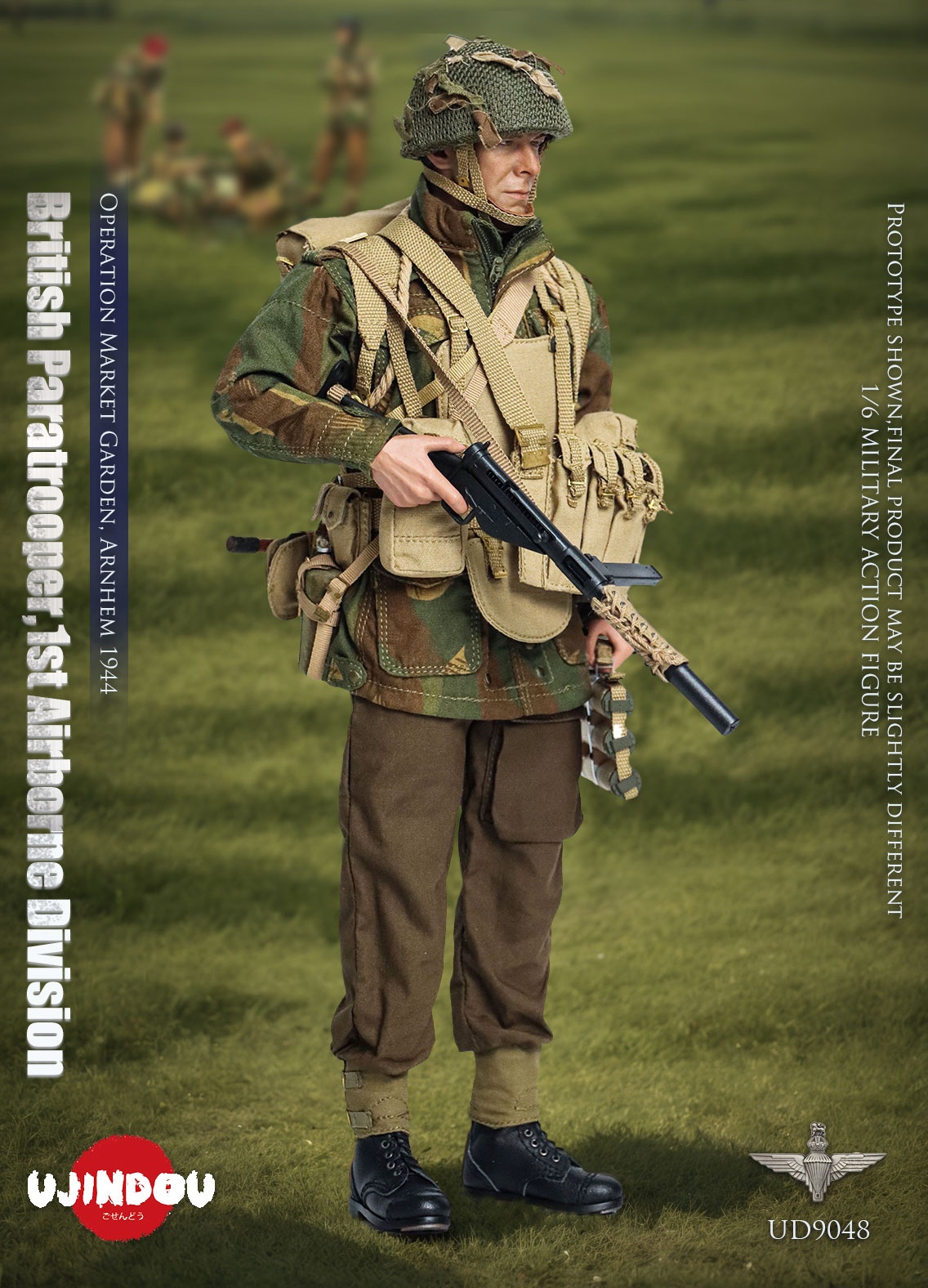 British Paratrooper - 1st Airborne Division - Operation Market Garden - Arnhem 1944 British Paratrooper - 1st Airborne Division - Operation Market Garden - Arnhem 1944