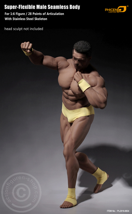PL2016-M34-05 Super Flexibel Male Seamless Body