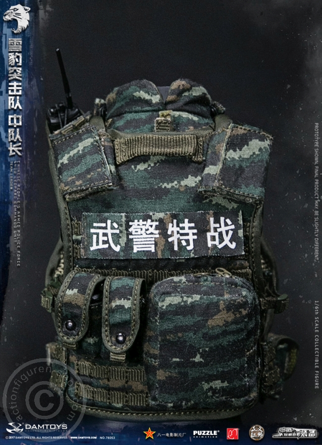 DA78053-28 China People Armed Police Force - Snow Leopard Commando Leader