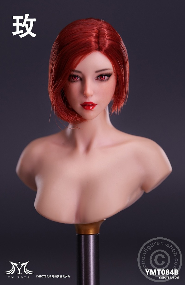 Female Head - Rose - short red Hair