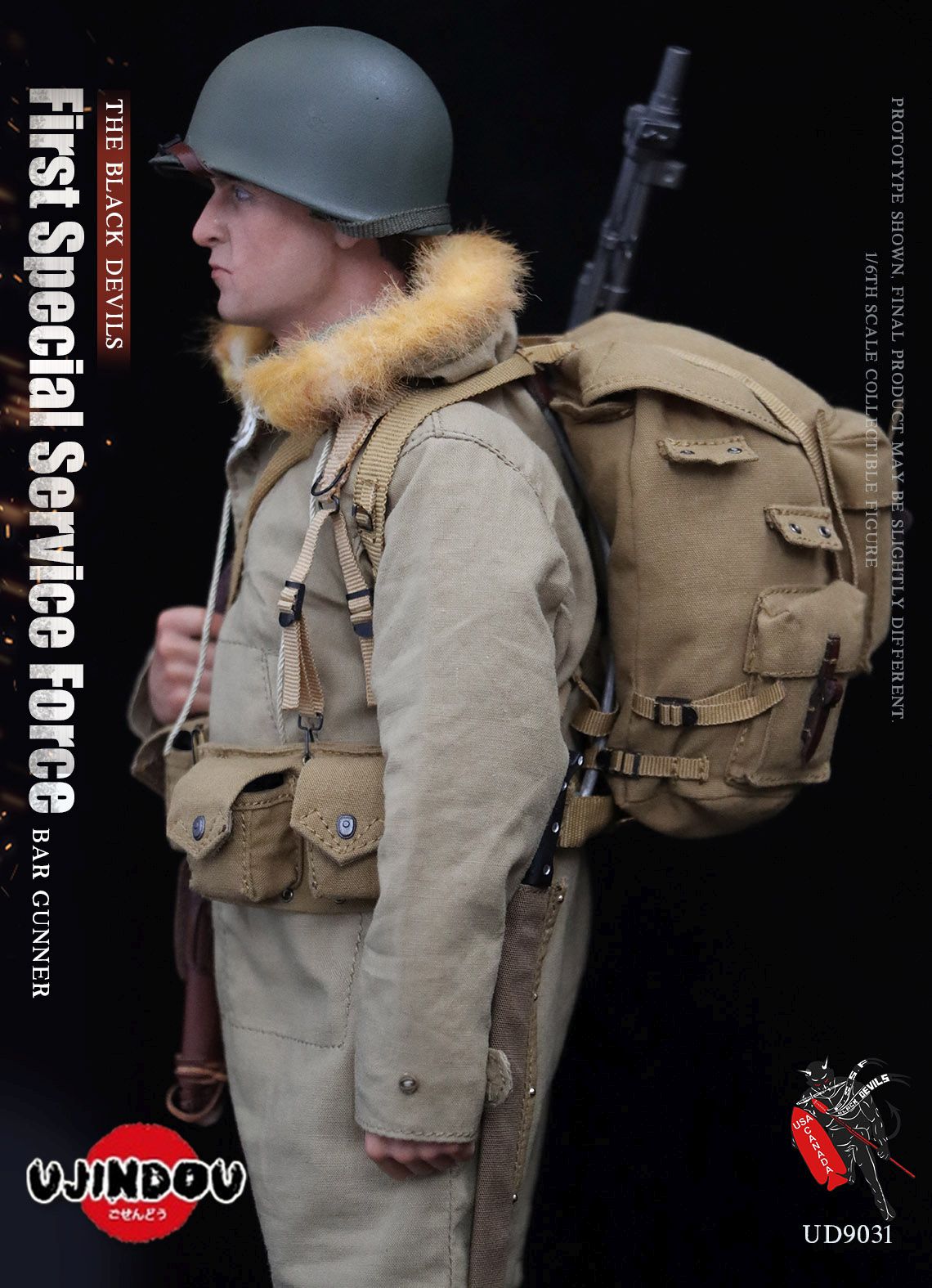 First Special Service Force - BAR Gunner - The Black Devils