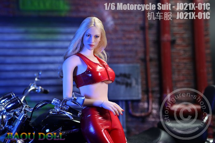 JO21X-01C-06 Motorcycle Suit - red