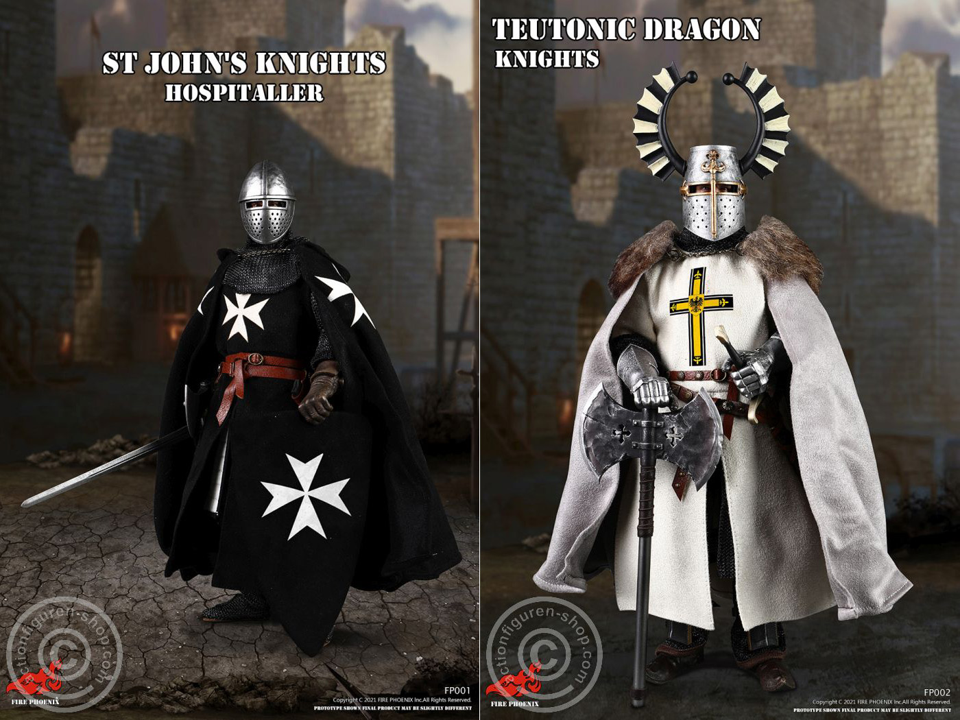 St. John's Knight Hospitaller & Teutonic Dragon Knight