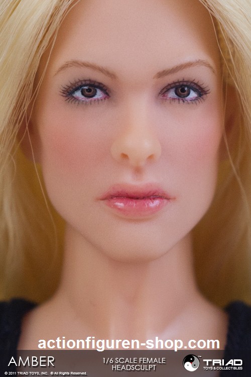 Amber - Blond Hair w/ Brown Eyes