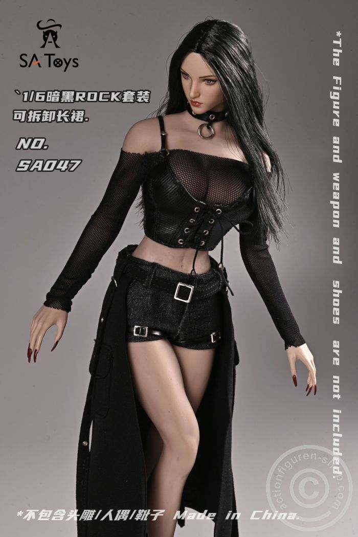 SATSA047-10e7O5d6Ng5oCrg Dark Rock Sexy Female Set