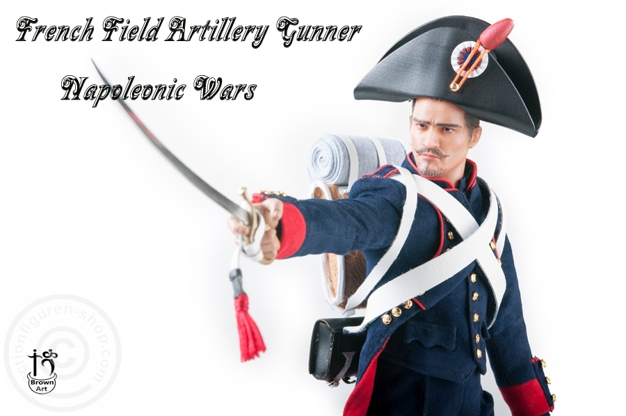BA003D-176EEXfFiMaPohA Napoleonic - French Field Artillery Gunner - DeLuxe Version
