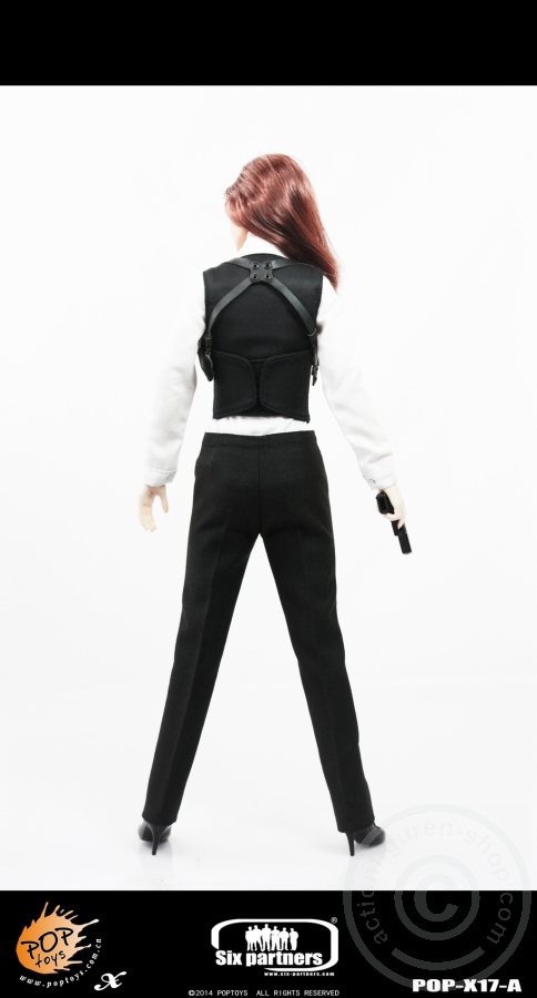 PTx17A-07 MI6 Female Agent - Black Suit