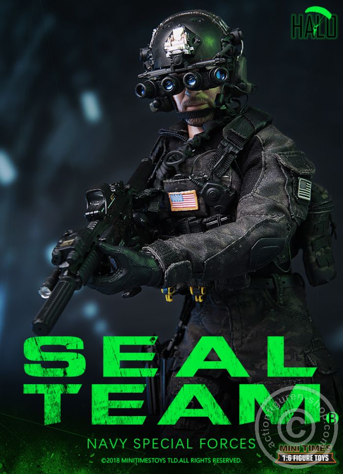 SEAL Team - HALO - w/Dog - Navy Special Forces