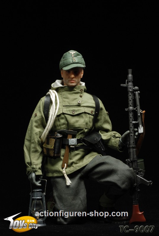 TTL9007-11z Deutscher Gebrigsjäger mit MG34