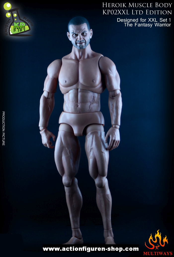Heroik Muscle Body for Fantasy Warrior w/ Head