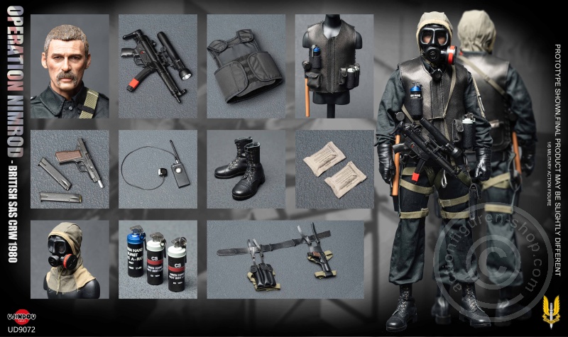 Operation Nimrod - British SAS CRW 1980 - in 1/6 scale