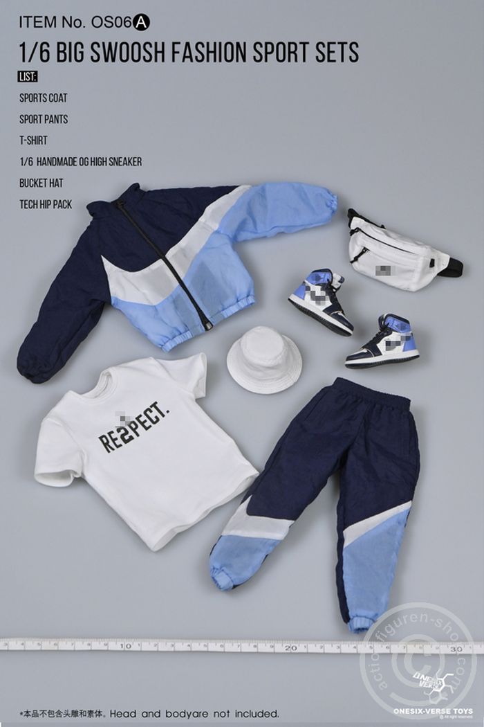 Big Swoosh Fashion Sport Set - blue
