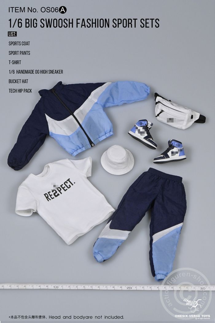 OSVTOS06A-06 Big Swoosh Fashion Sport Set - blue