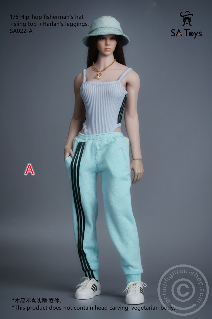 Cool Female Outfit - sky blue