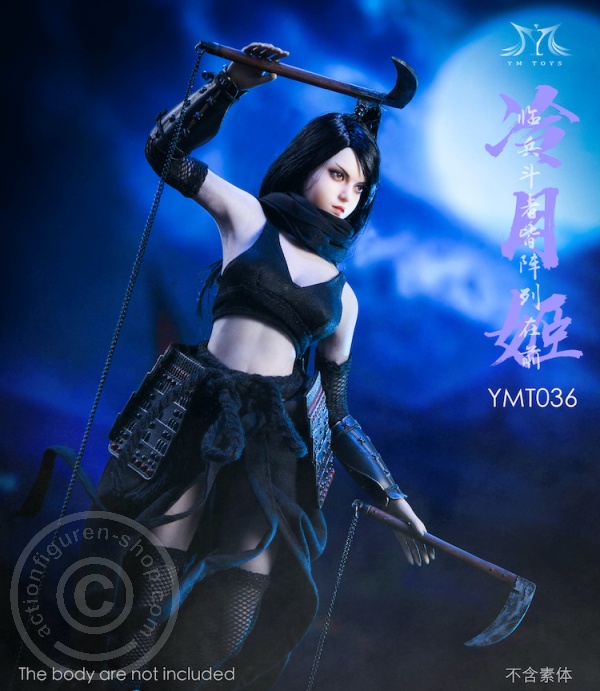 YMT36-02 Cold Moon Ninja - Female Outfit & Head Set