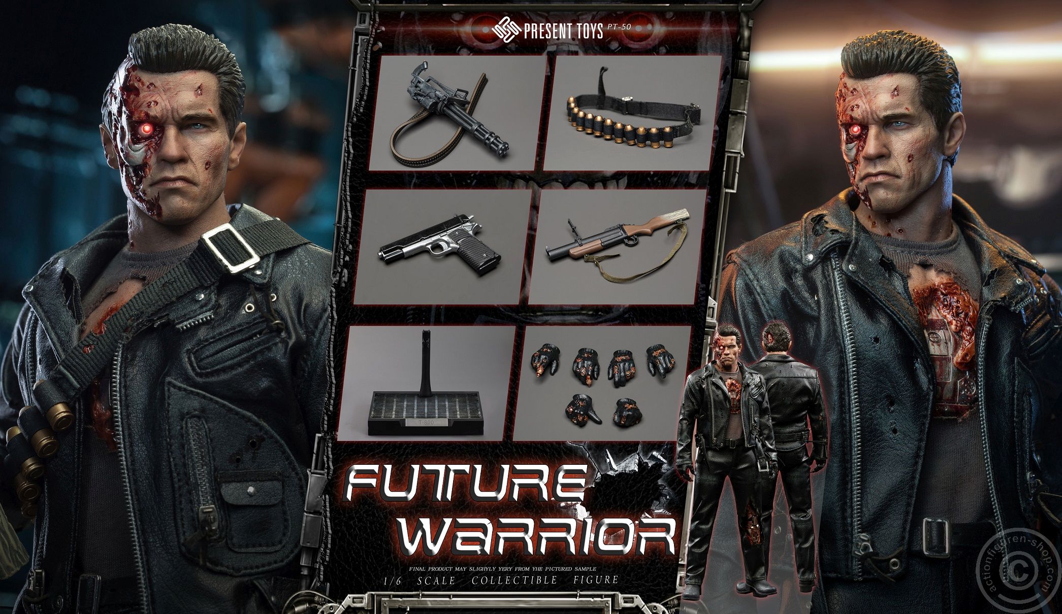 Future Warrior T800 - Battle Damaged