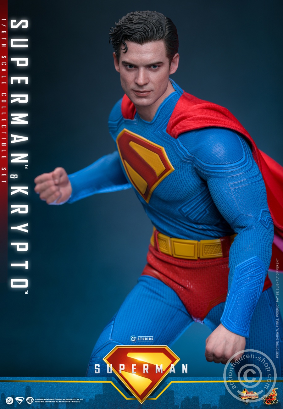 Hot Toys – MMS812 - Superman - 1/6th scale Superman & Krypto Collectible Set Hot Toys – MMS812 - Superman - 1/6th scale Superman & Krypto Collectible Set