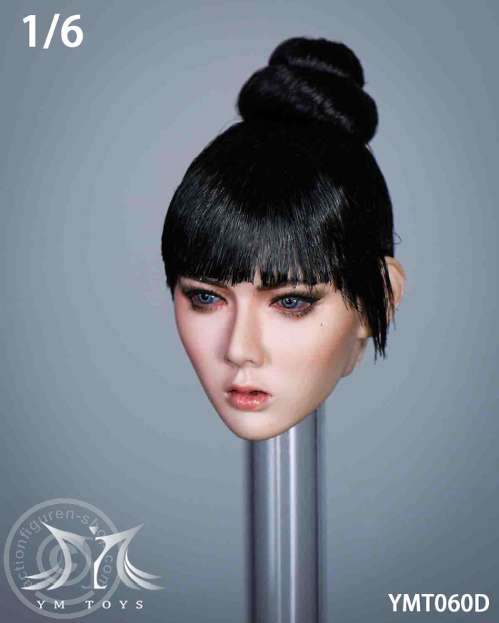 Head - black Hair - Hair Up Style