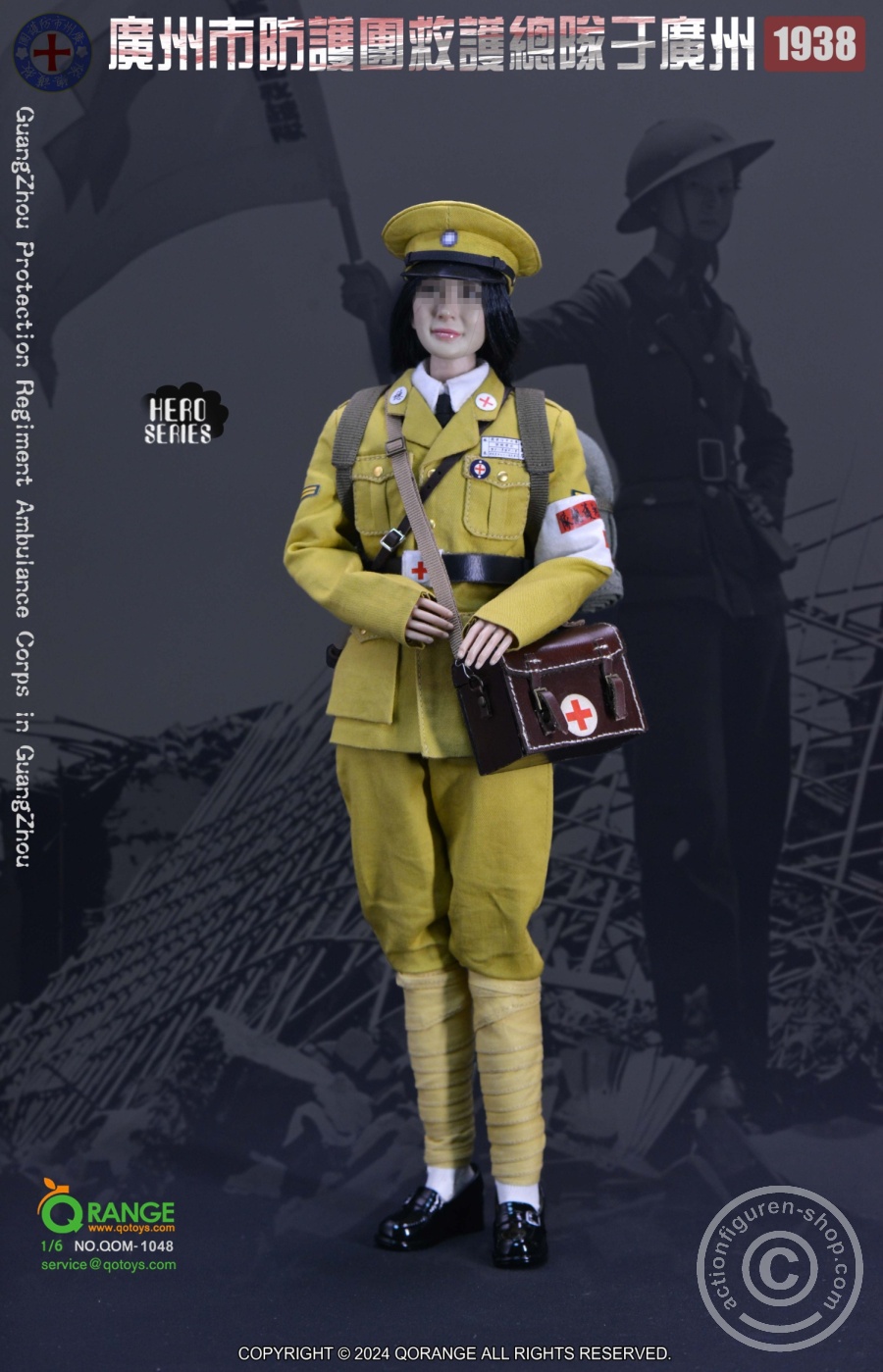 GuangZhou Protection Regiment Ambulance Corps - GuangZhou 1938 – in 1/6 scale