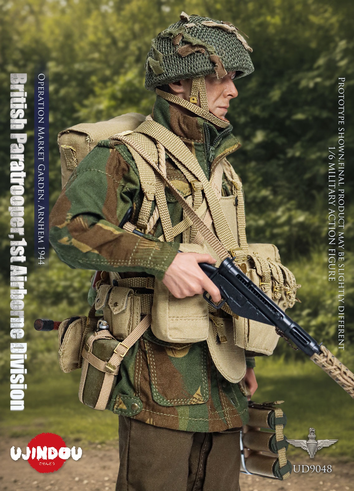 British Paratrooper - 1st Airborne Division - Operation Market Garden - Arnhem 1944 British Paratrooper - 1st Airborne Division - Operation Market Garden - Arnhem 1944