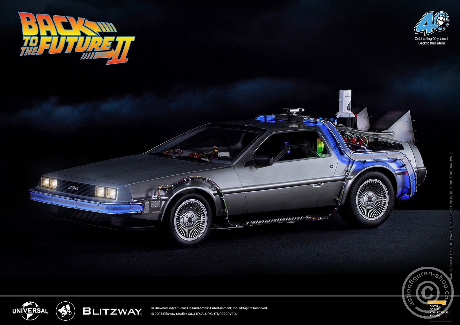 DeLorean Time Machine - Ultimate Masterpiece Series - in 1/6 scale DeLorean Time Machine - Ultimate Masterpiece Series - in 1/6 scale