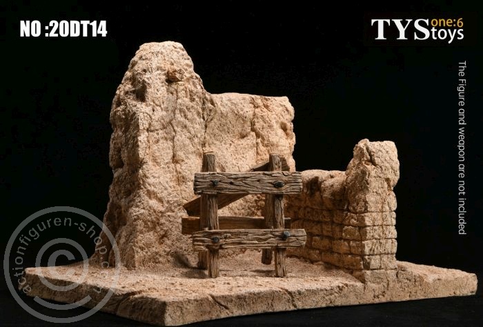 TYT20DT14-04 The Ruins of the Wall - Diorama