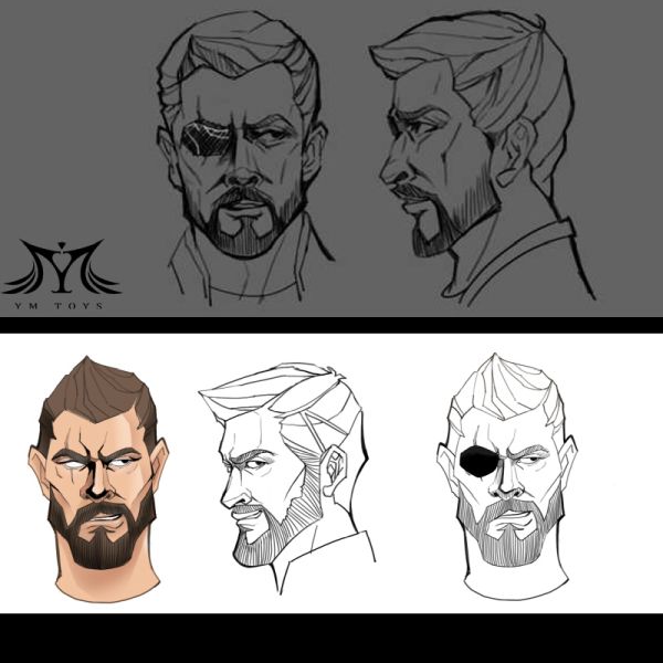 Thor - Comic Style - Head