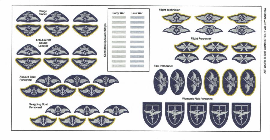 Luftwaffe - Trade + Specialist Badges