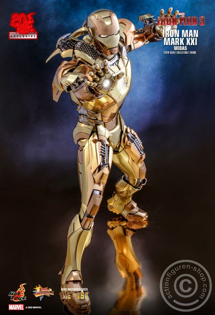 605993-03 Iron Man 3 - MARK XXI (Midas) - Exclusive - MMS586D36