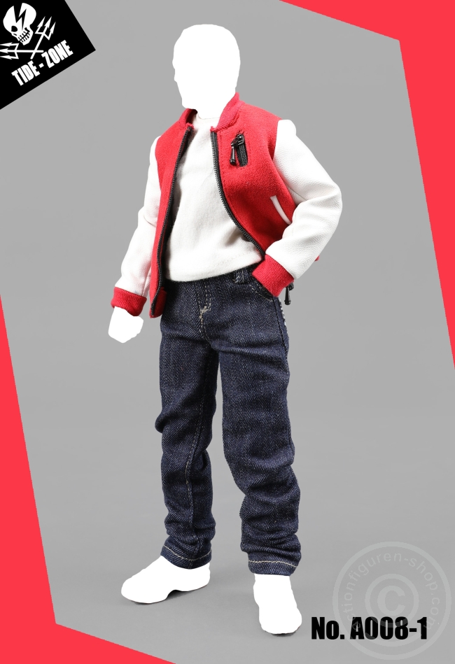 tiz-a008-1-035K2pjFthoNqED Baseball Blouse Suit Set - red