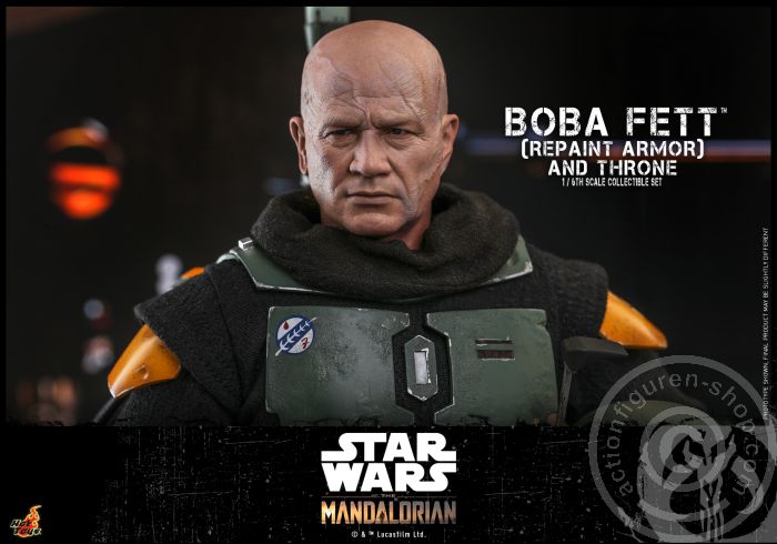 Star Wars: The Mandalorian - Boba Fett (Repaint Armor) & Throne - TMS056 Star Wars: The Mandalorian - Boba Fett (Repaint Armor) & Throne - TMS056