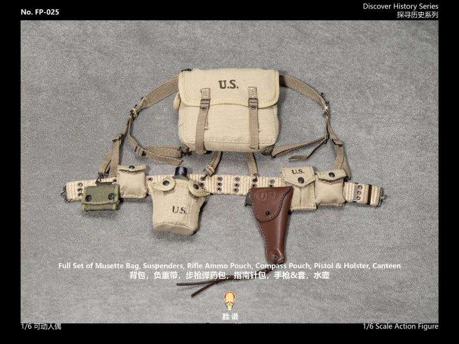 WWII US Airborne Division E Company Captain - Historical Version - in 1/6 scale