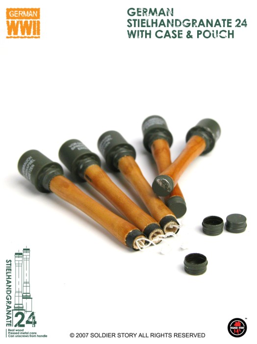SSt-M24-08 Stielhandgranate 24 mit Packkasten