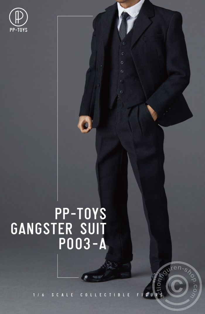 Gangster Suit - Peaky Blinders Set - black