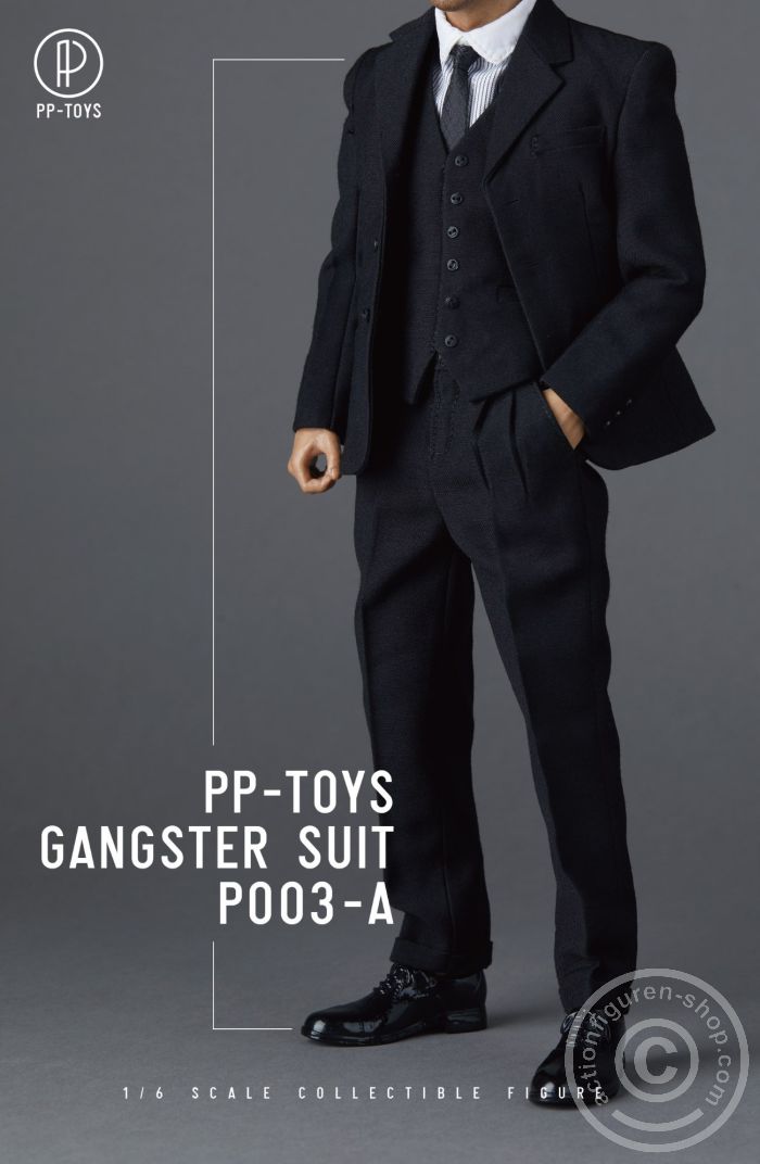 PPTP003A-03 Gangster Suit - Peaky Blinders Set - black