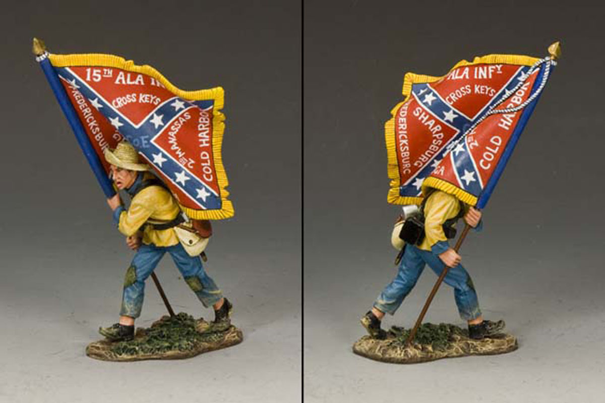 15th Alabama Flagbearer