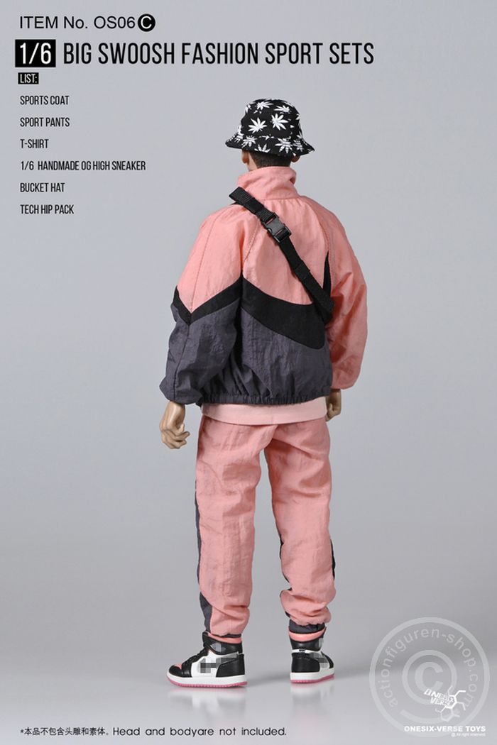 OSVTOS06C-02 Big Swoosh Fashion Sport Set - pink