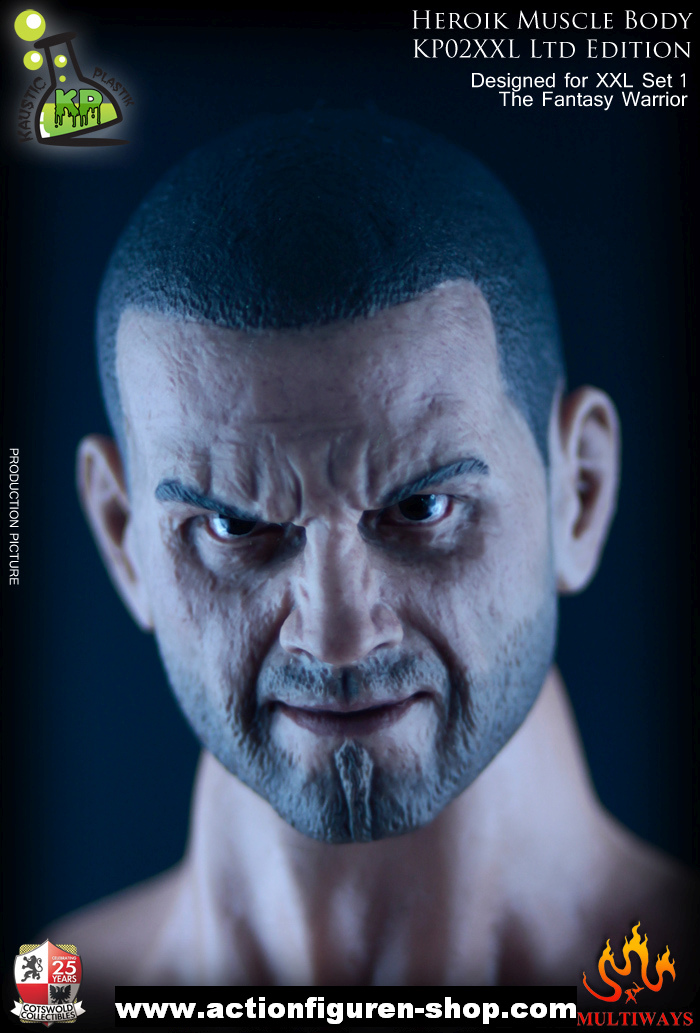 Heroik Muscle Body for Fantasy Warrior w/ Head