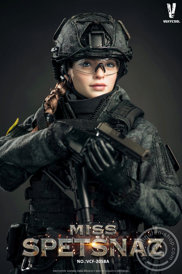 Miss Spetsnaz 2.0 in MCB Camouflage - black Vest