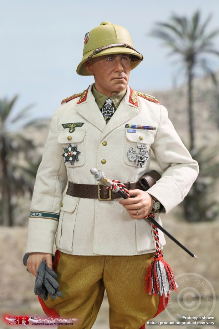 Erwin Rommel - The Desert Fox - Field Marshal of DAK - damaged Box Erwin Rommel - The Desert Fox - Field Marshal of DAK - damaged Box
