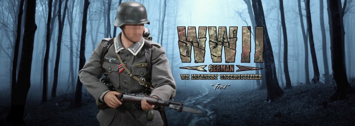 80157-64 Freid - WWII German Wehrmacht Infantry Unteroffizier