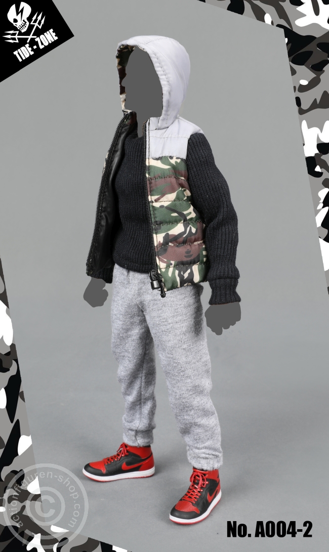 tiz-a004-2-04w9EQrNJco2gRu Camouflage Cotton Vest Suit - green