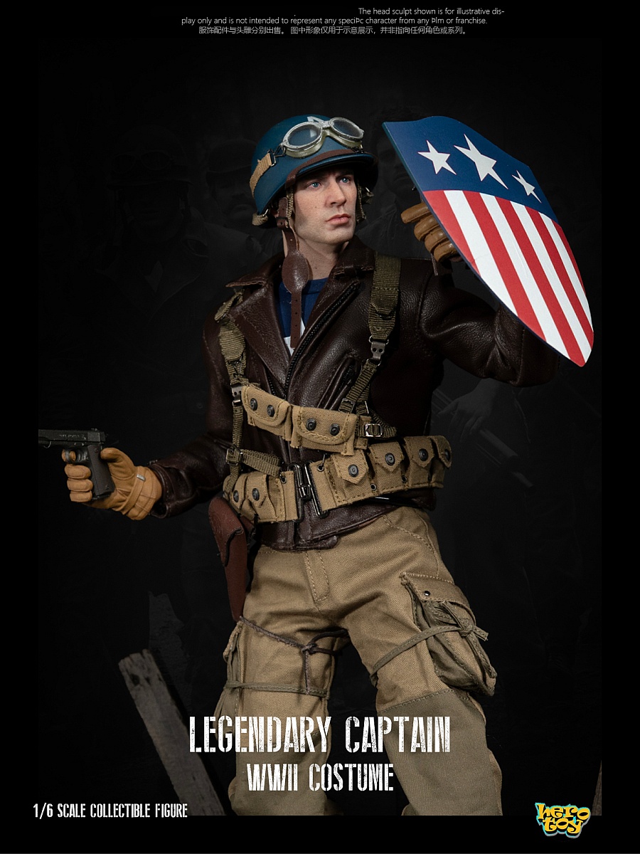 Legendary Captain in WWII Costume - Special Edition - in 1/6 scale