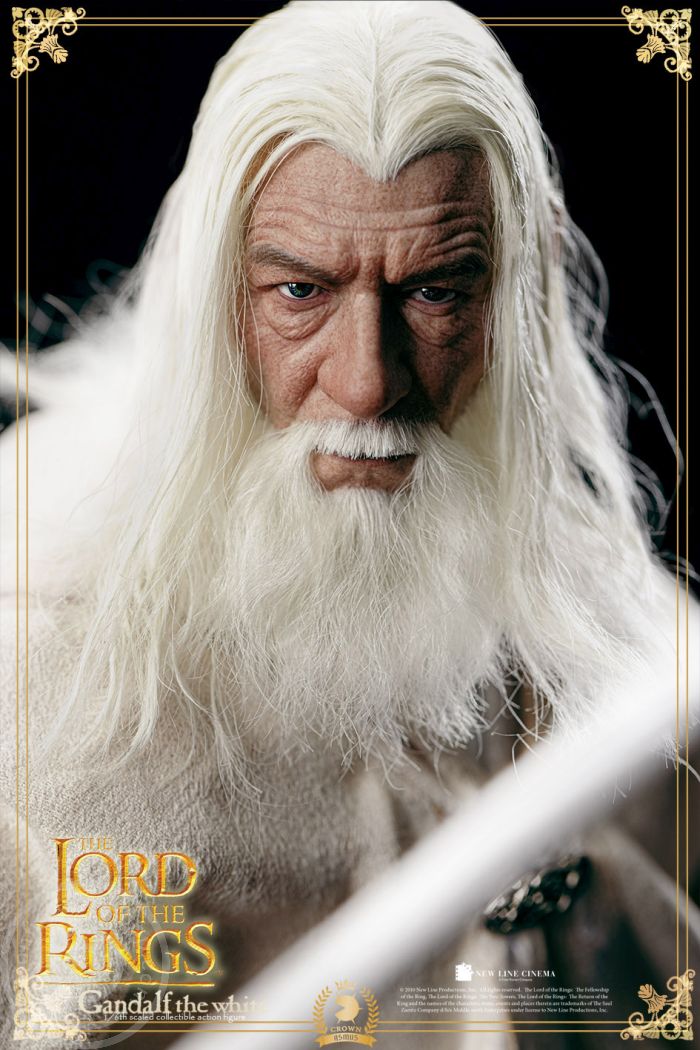 Gandalf The White w/ Horse - LOTR - Crown Series