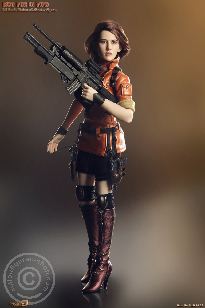 Red Fox in Fire - Soft Skin Figure