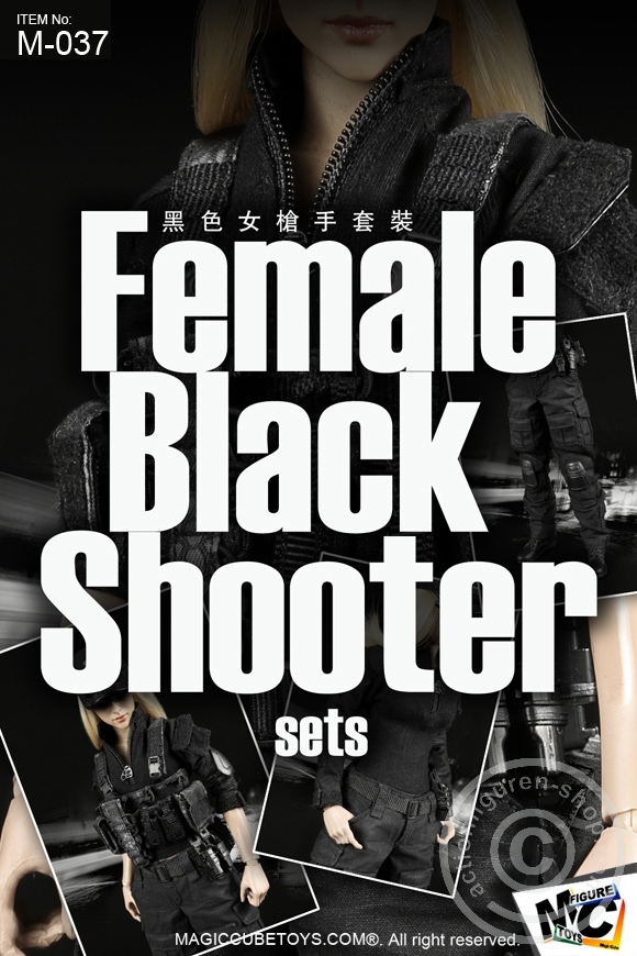 Female Black Shooter Set